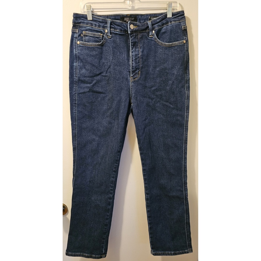 Judy Blue Jeans Straight Fit Blue Women's Size 15/32